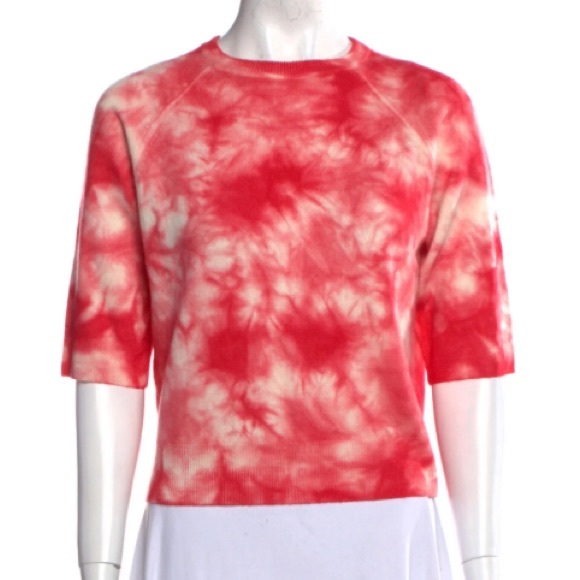 Michael Kors Sweaters - Michael Kors Tie Dye Sweater, Red & White